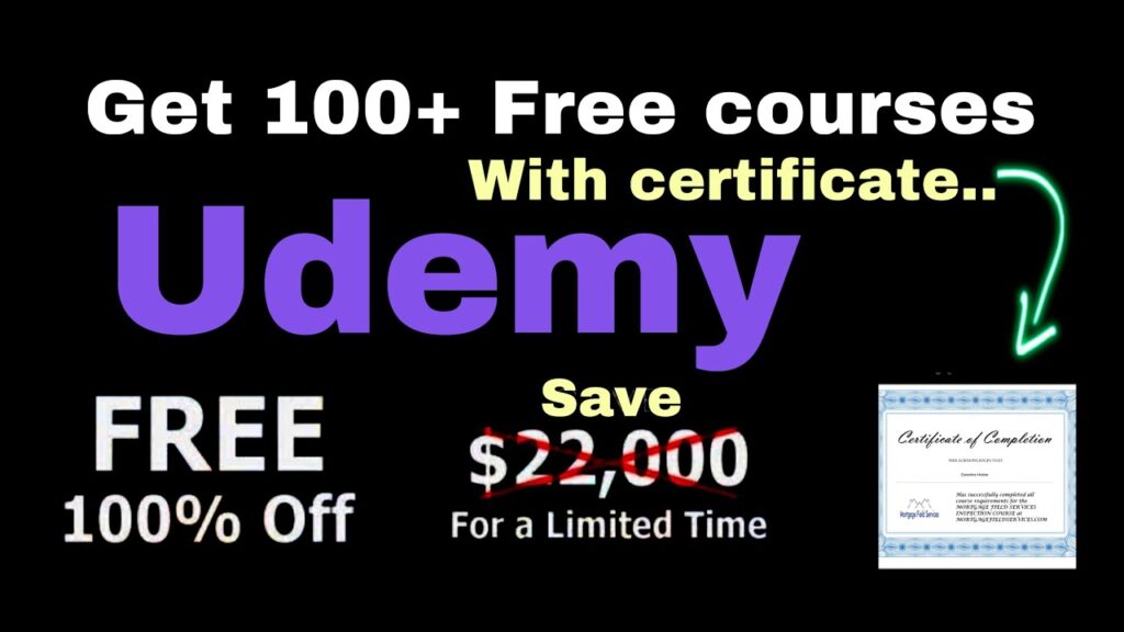 Paid Udemy Courses for Free with Certificate